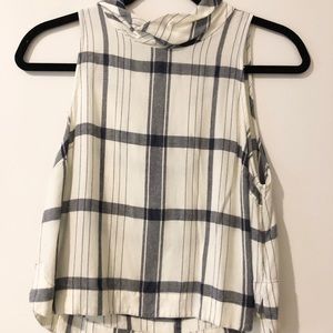 Free People Plaid Tank Top